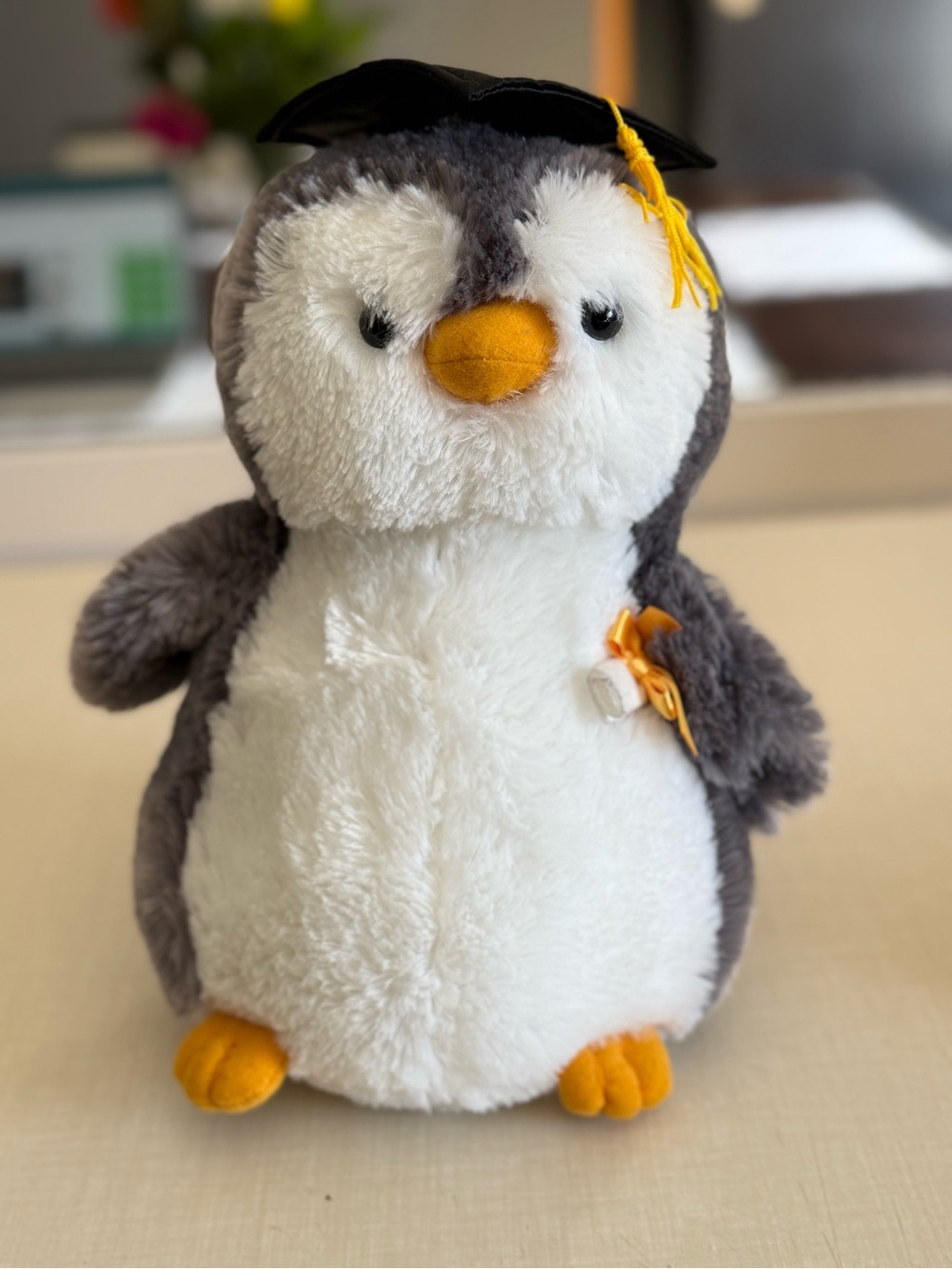 Plush Penguin Graduation Stuffy